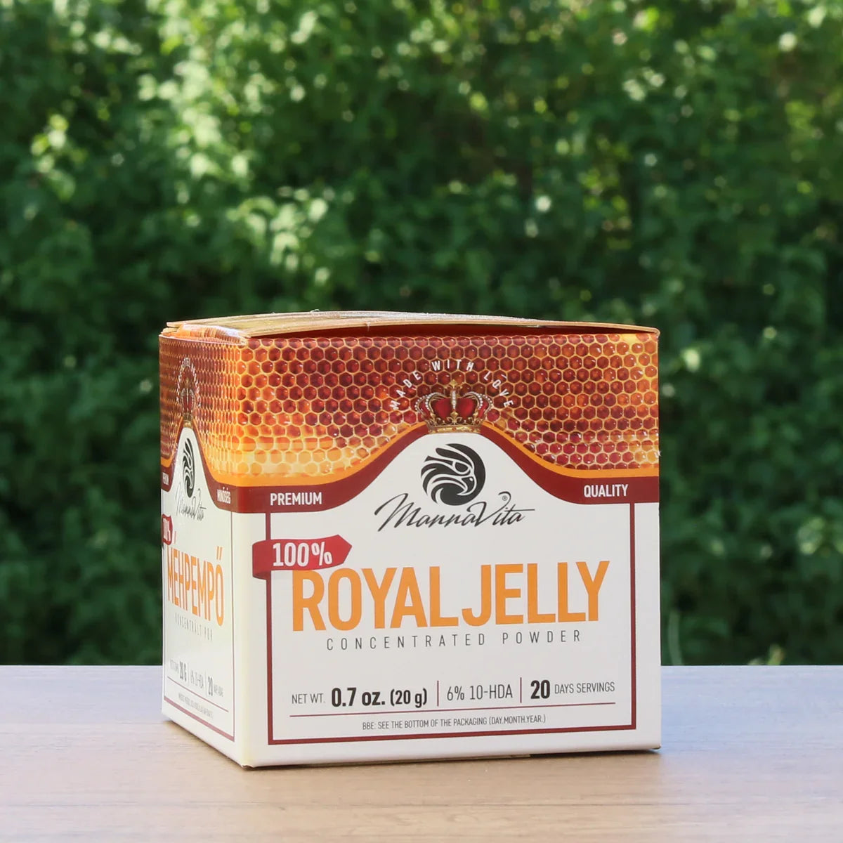 Concentrated Royal Jelly POWDER with 6% 10-HDA content • 20 g - Mannavita