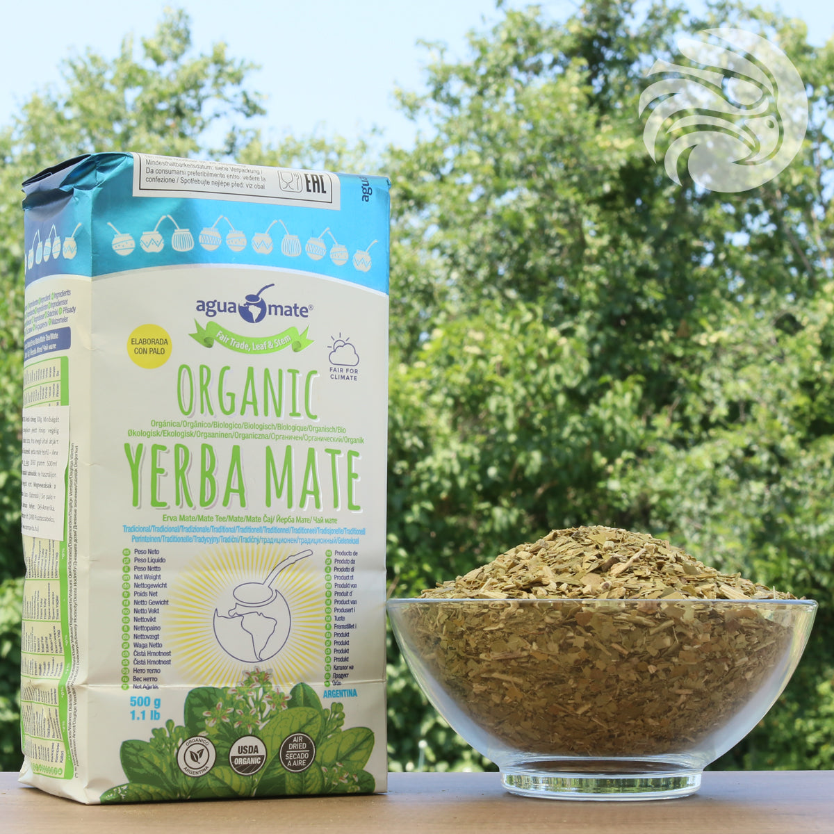 Aguamate organiczna yerba mate • Z patyczkami (con palo) • 500 g