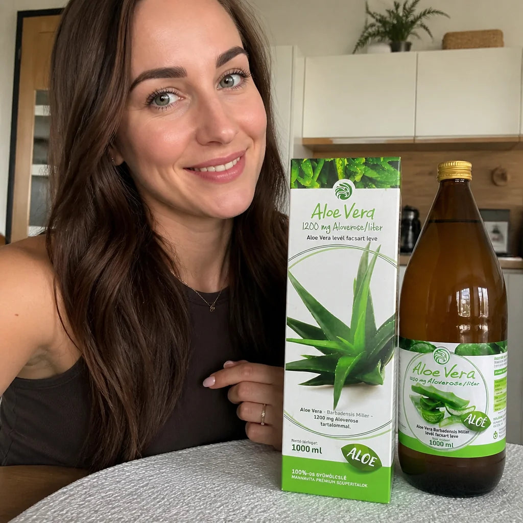 Mannavita Aloe vera 100% tłoczony czysty sok • 1000 ml