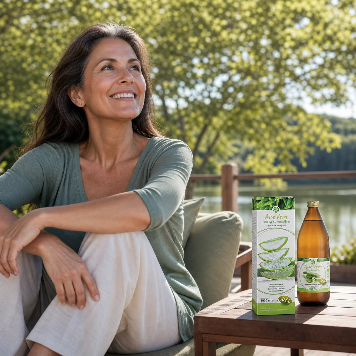 Mannavita Aloe vera 100% tłoczony czysty sok • 1000 ml