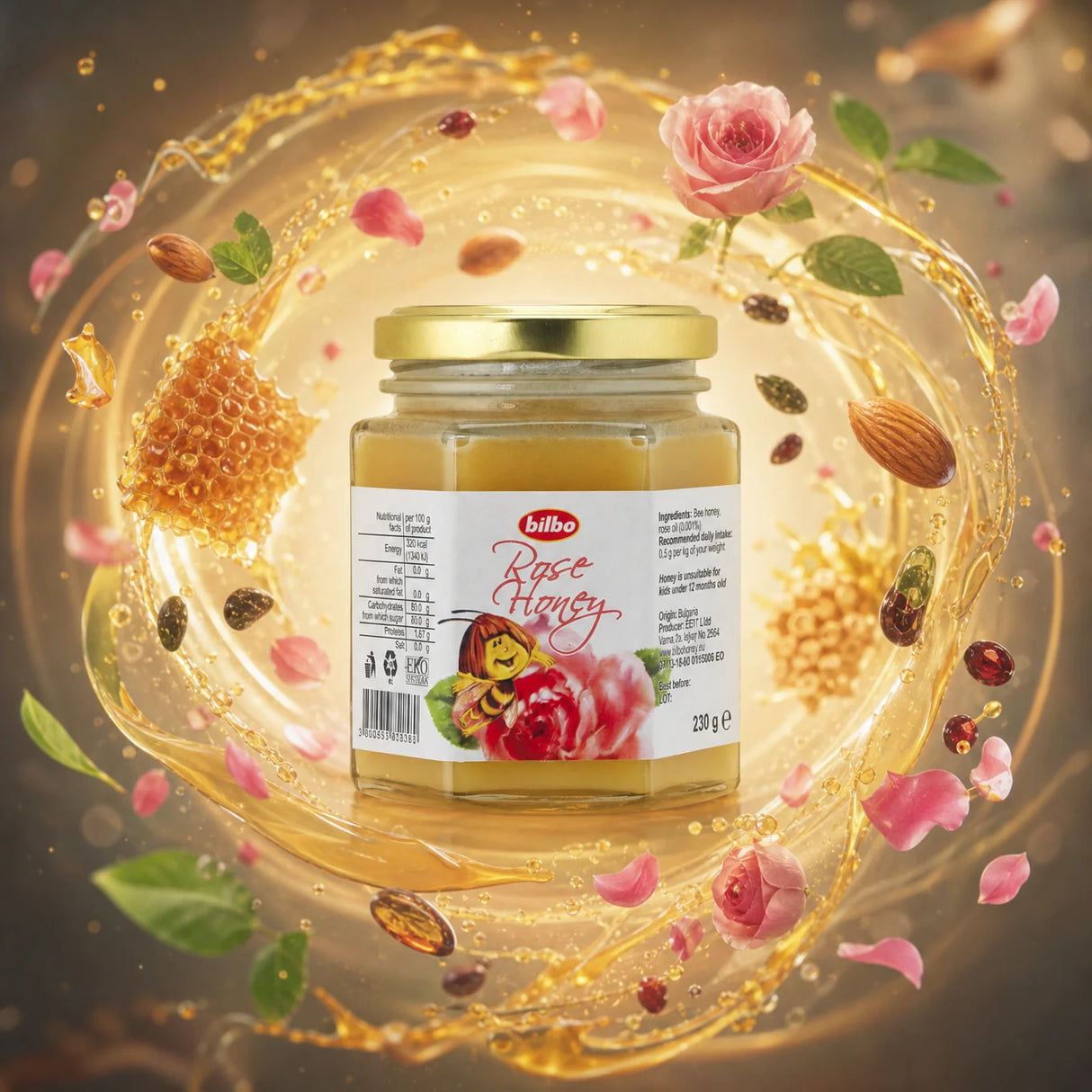 Bilbo surowy miód lipowy • 250 g
