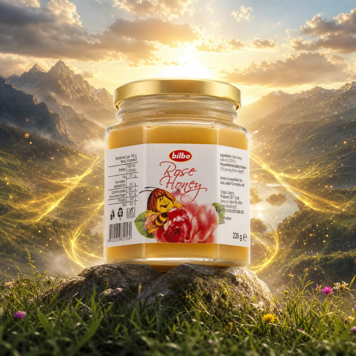 Bilbo surowy miód lipowy • 250 g