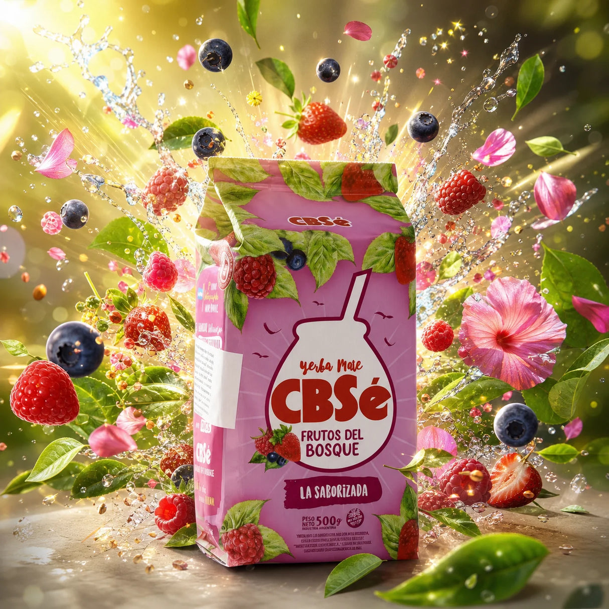 CBSé herbata yerba mate • Owoce leśne • 500 g