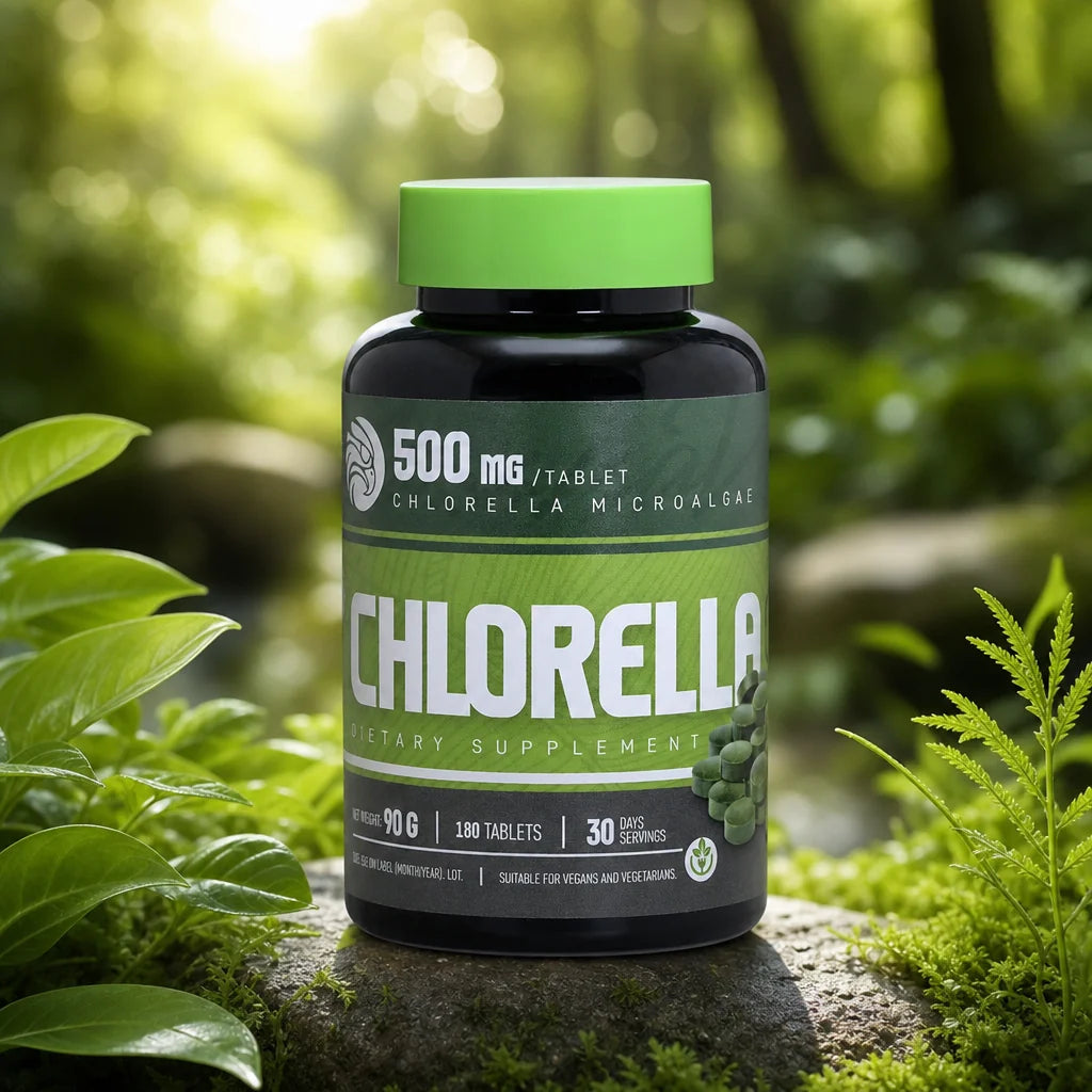 Mannavita Chlorella tabletki 500 mg • 180 szt.