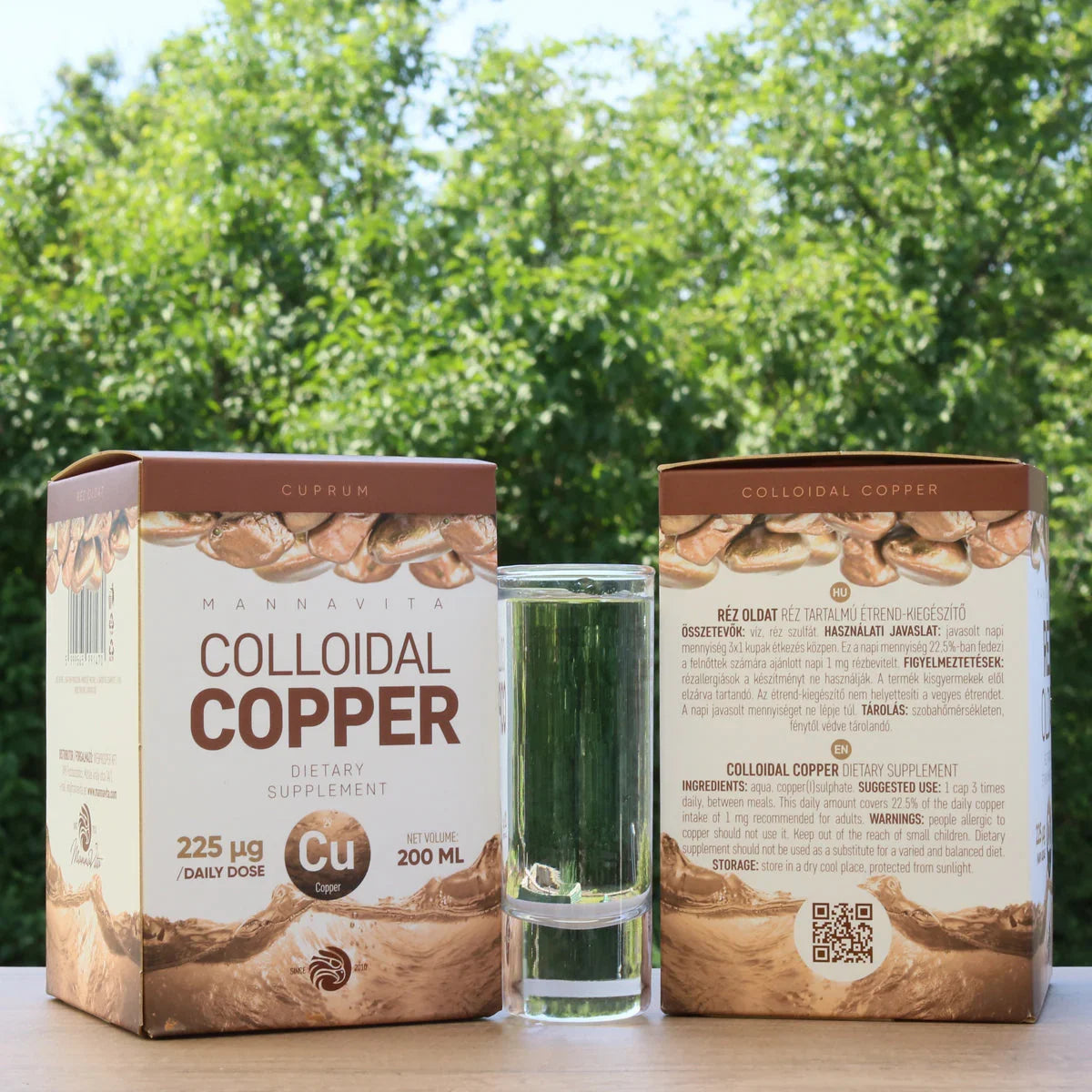 Mannavita Colloidal Copper 225µg / daily dose • 200 ml - Mannavita