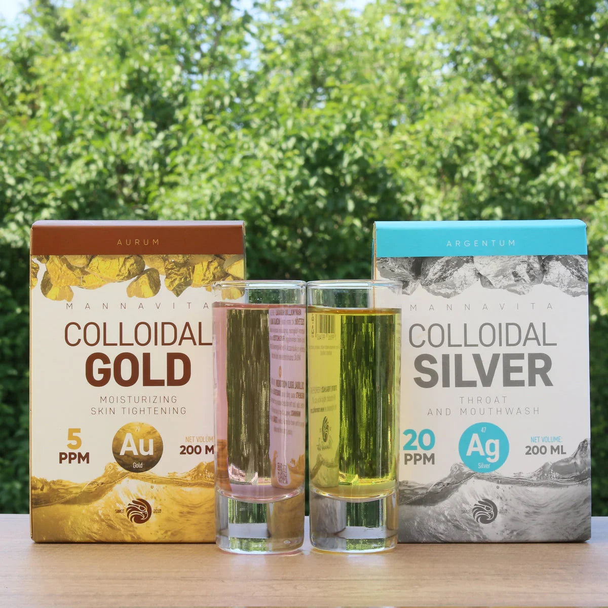 Mannavita Colloidal Gold 5 PPM • 200 ml - Mannavita