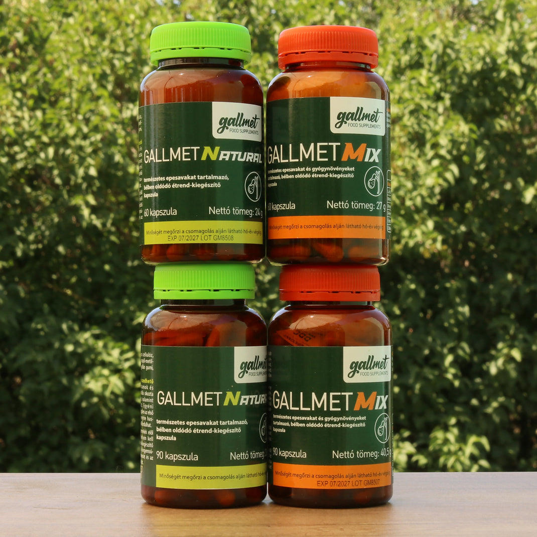 Gallmet Natural, kapsułki z kwasem żółciowym • 90 szt.