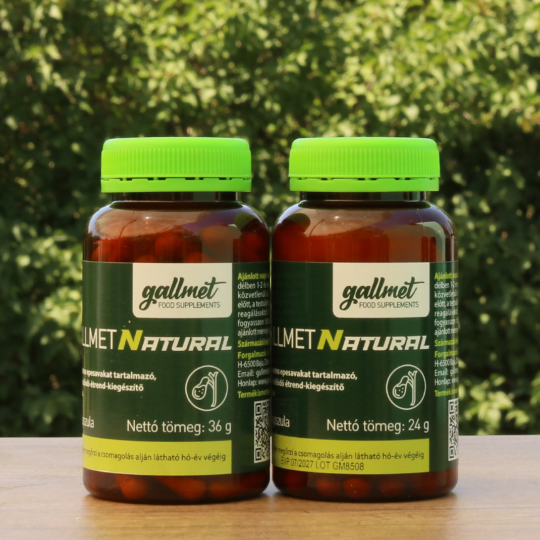 Gallmet Natural, kapsułki z kwasem żółciowym • 90 szt.