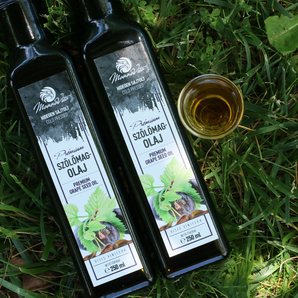 Mannavita węgierski olej z pestek winogron tłoczony na zimno • 250 ml