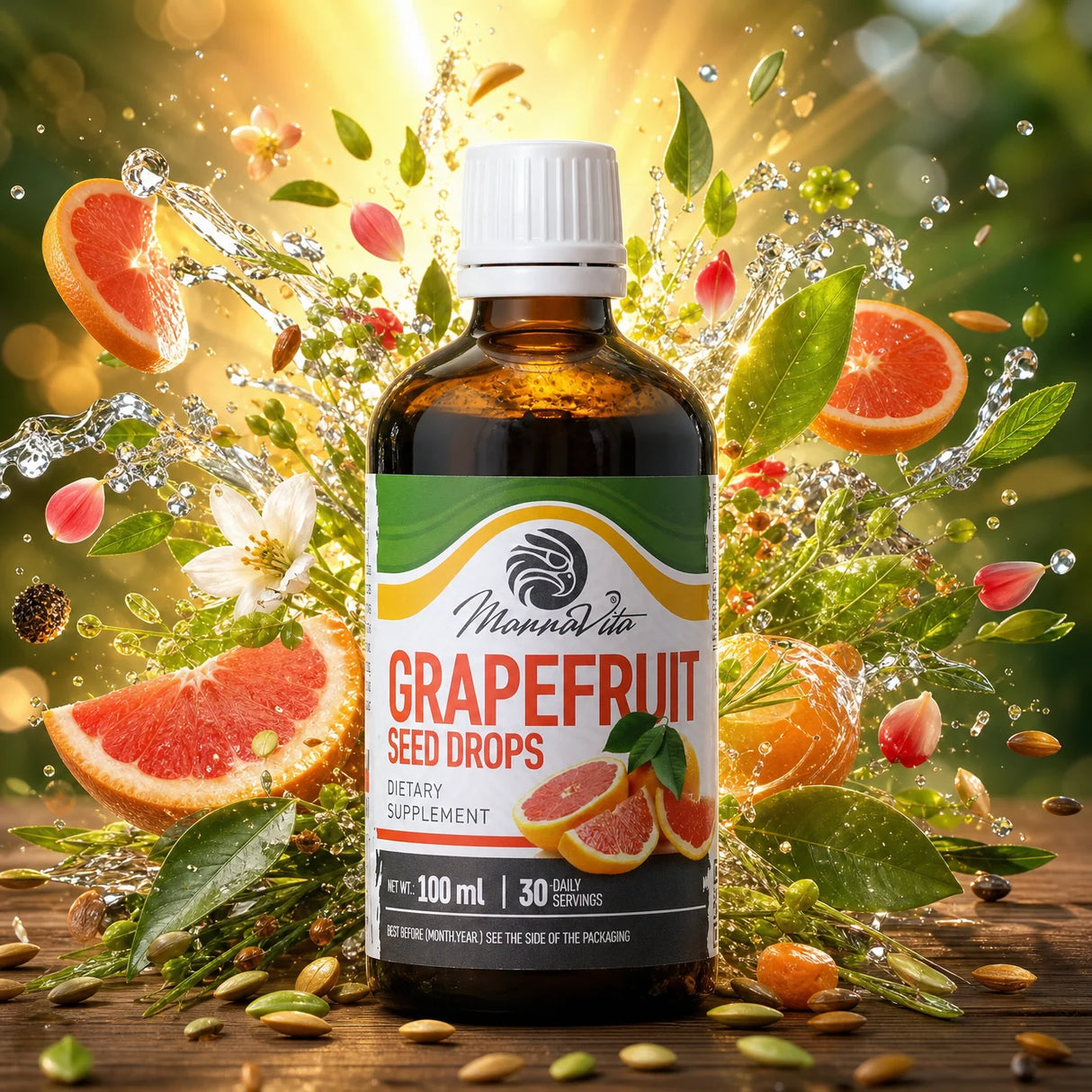Mannavita Krople z ekstraktu z pestek grejpfruta • 100 ml