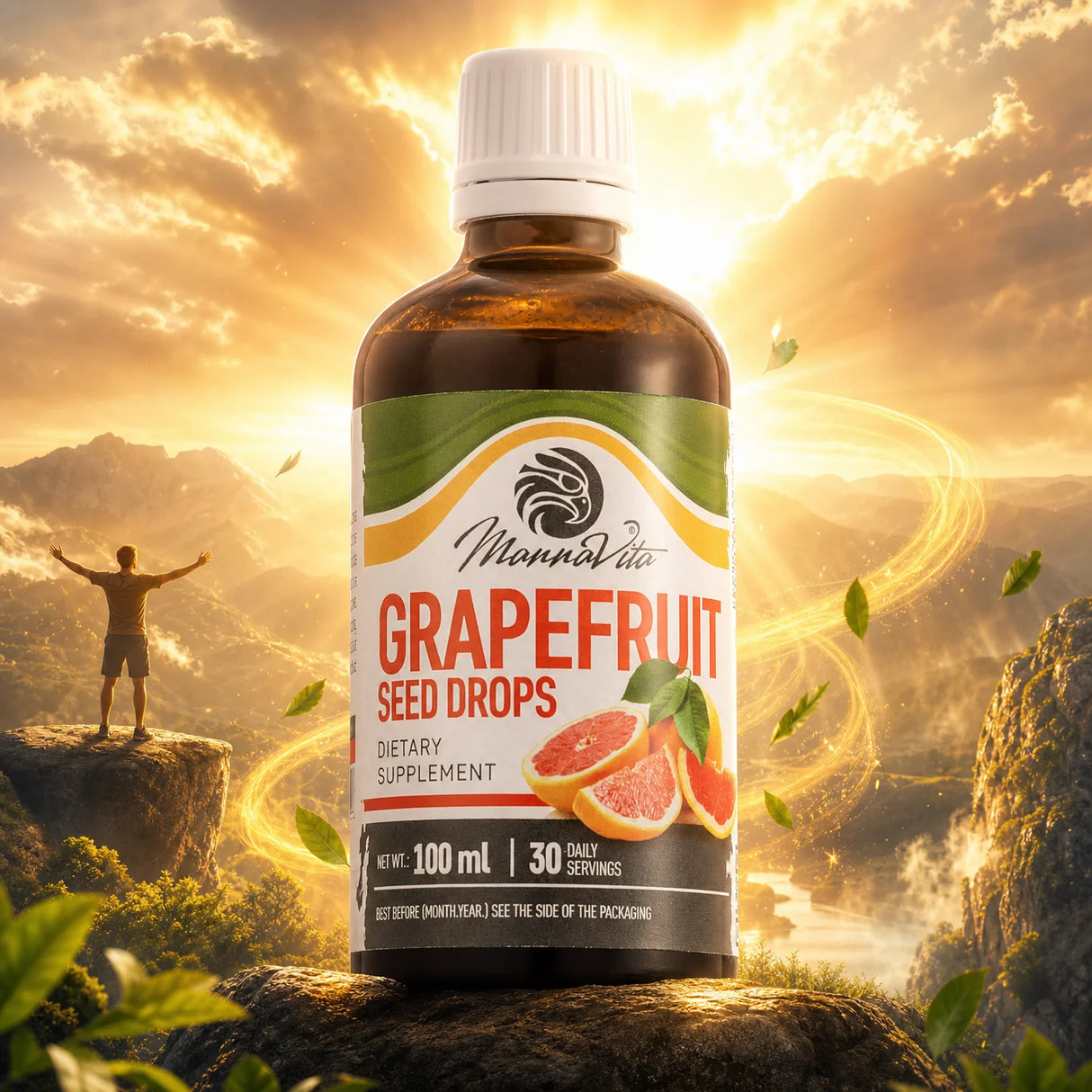 Mannavita Krople z ekstraktu z pestek grejpfruta • 100 ml