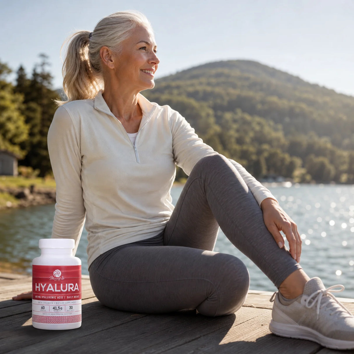 Hyalura – kapsułki z 600 mg Kwasu Hialuronowego i Kolagenem • 60 szt.