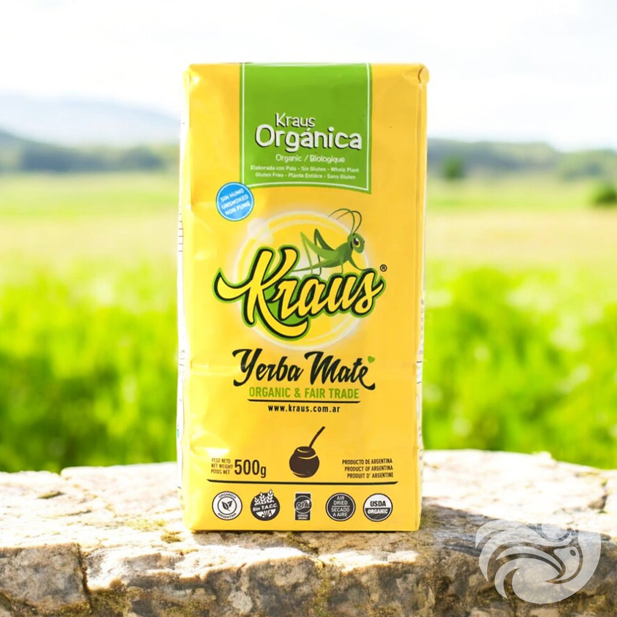 Herbata yerba mate Kraus • Elaborada, con palo • 500 g