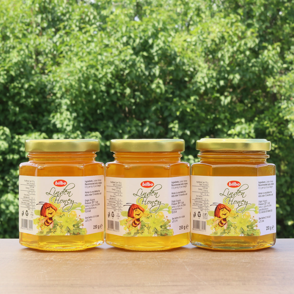 Bilbo surowy miód lipowy • 250 g