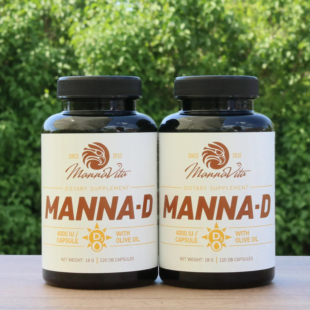 MANNA-D D3 Vitamin in olive oil 4000 IU • 120 capsules - Mannavita