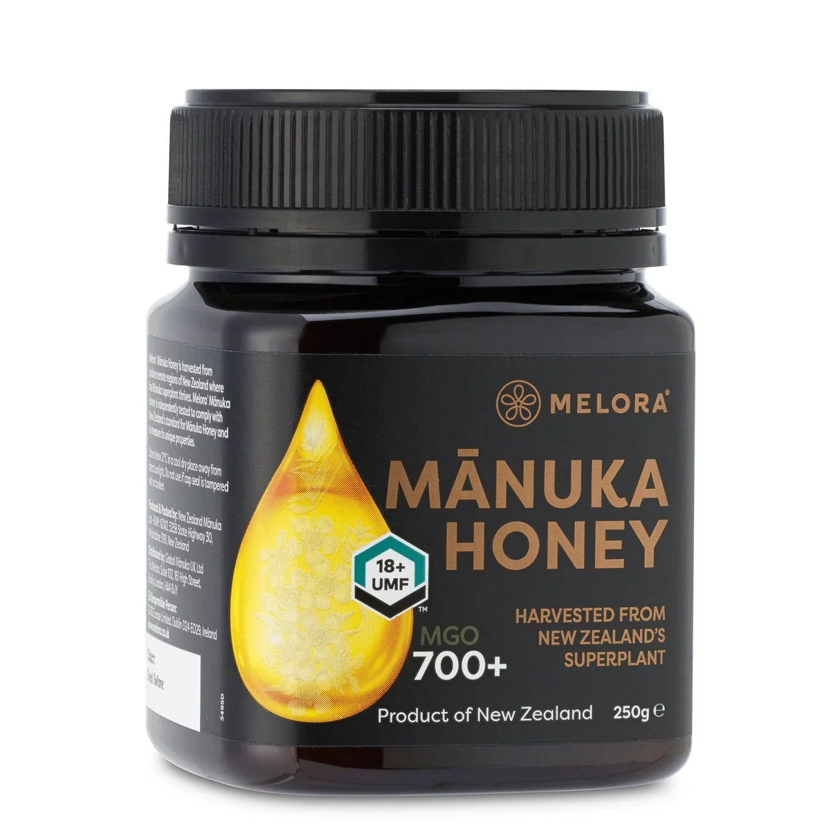 Melora Manuka Honey 700+ MGO™ UMF 18 • 250 g - Mannavita