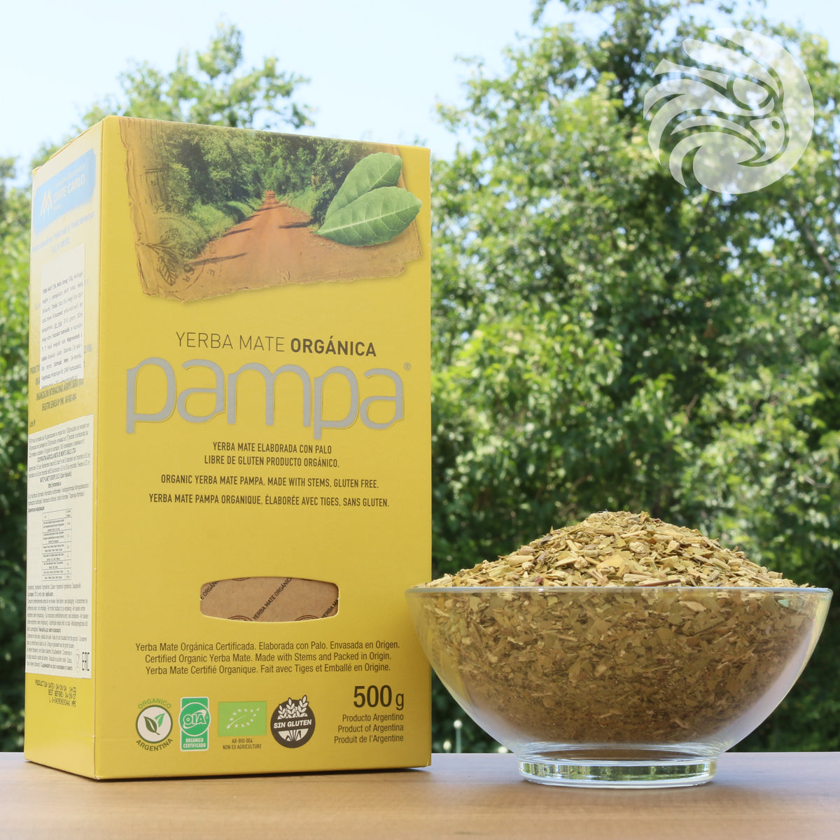 Herbata yerba mate Pampa Organic • Z patyczkami • 500 g