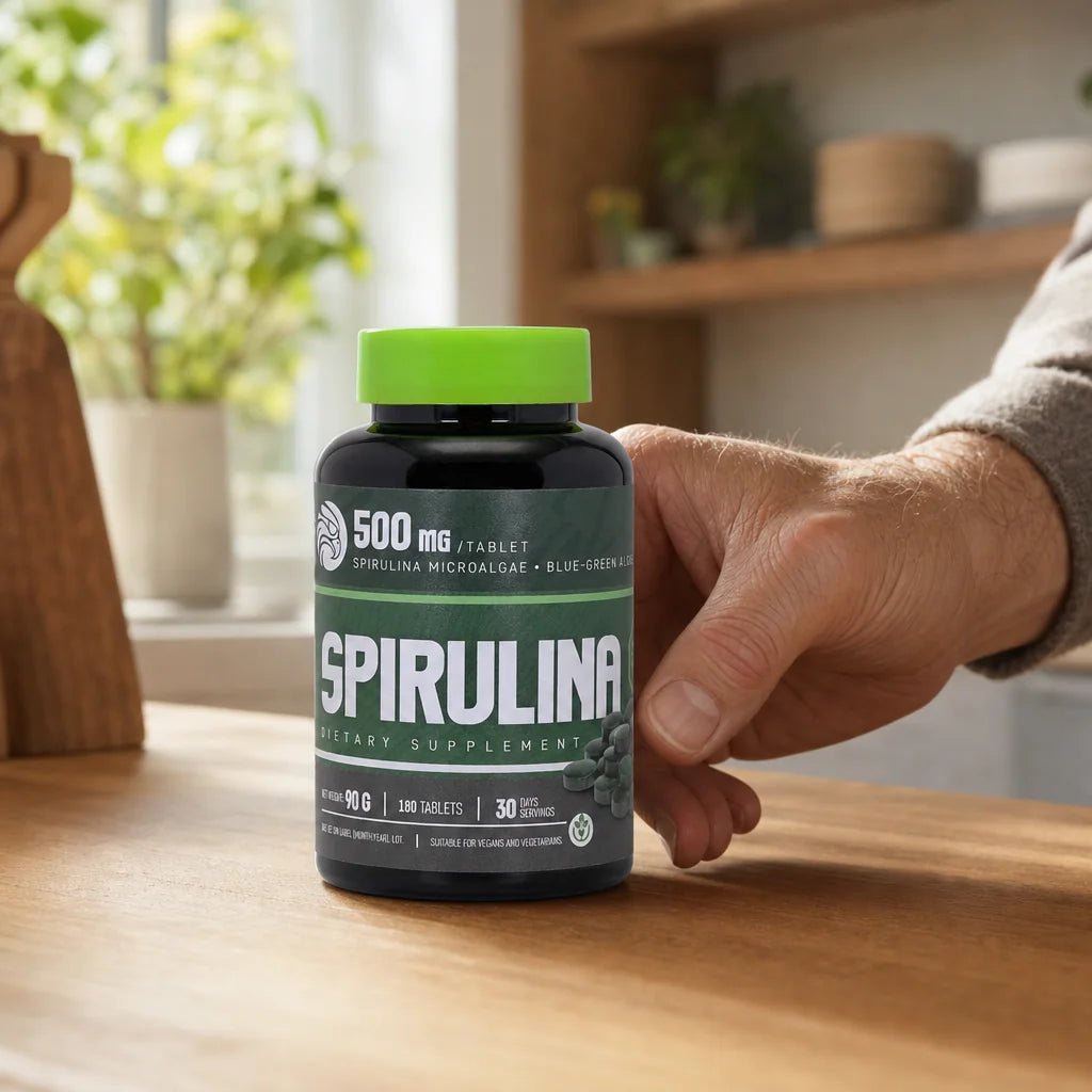 Mannavita Spirulina tabletki 500 mg • 180 szt.
