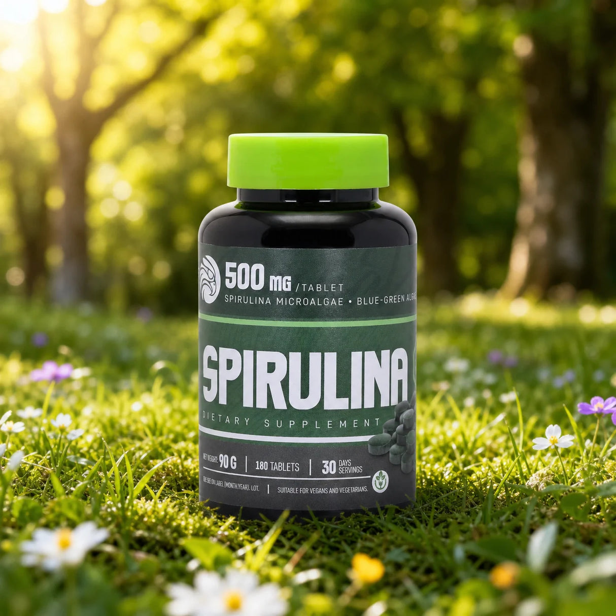 Mannavita Spirulina tabletki 500 mg • 180 szt.