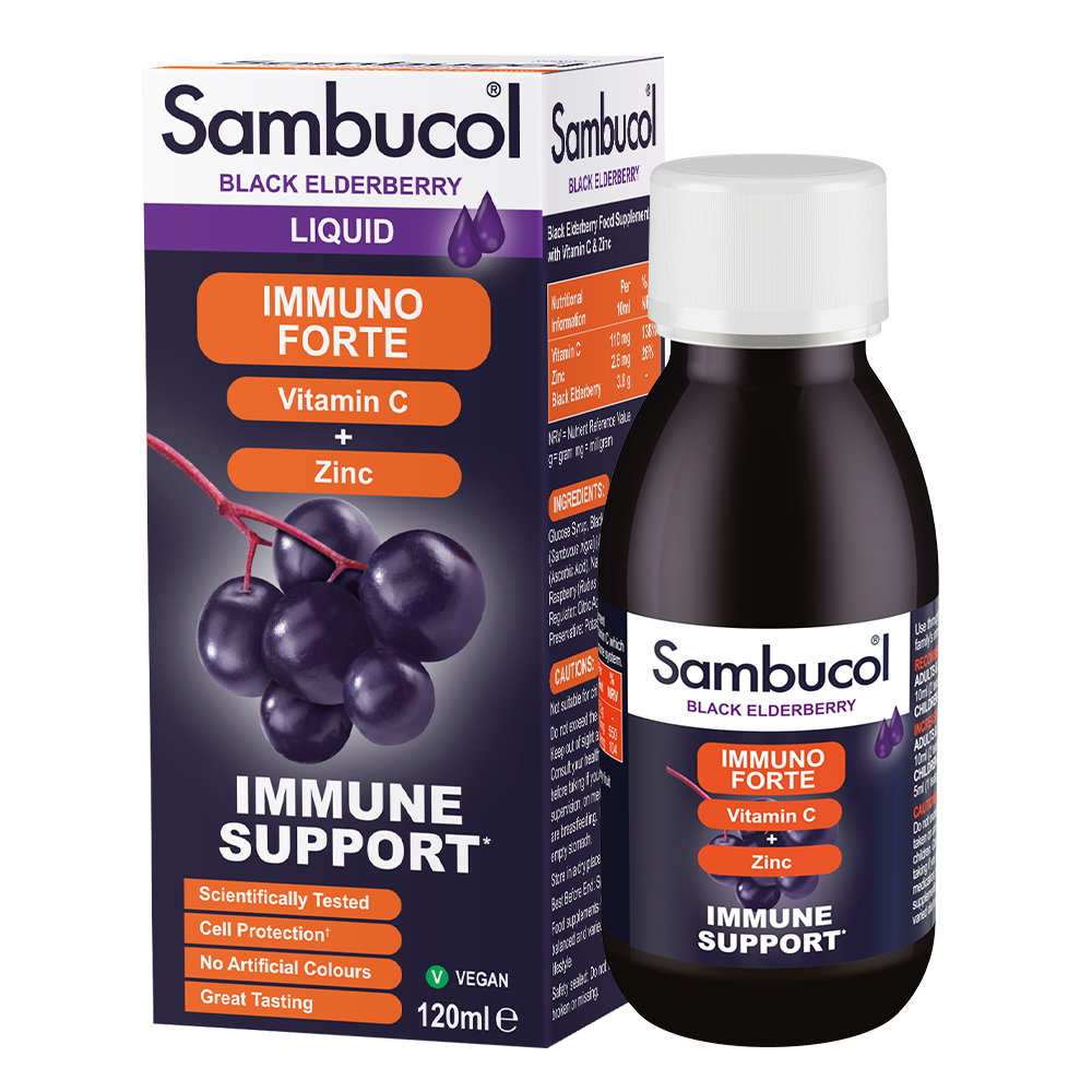 Sambucol syrop z czarnego bzu, Immuno Forte • 120 ml