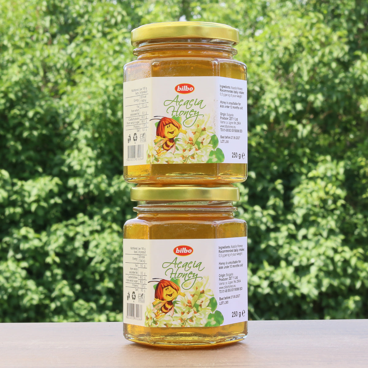 Bilbo surowy miód akacjowy • 250 g