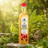 Mannavita niefiltrowany Ocet Jabłkowy z podwójną fermentacją • 500 ml