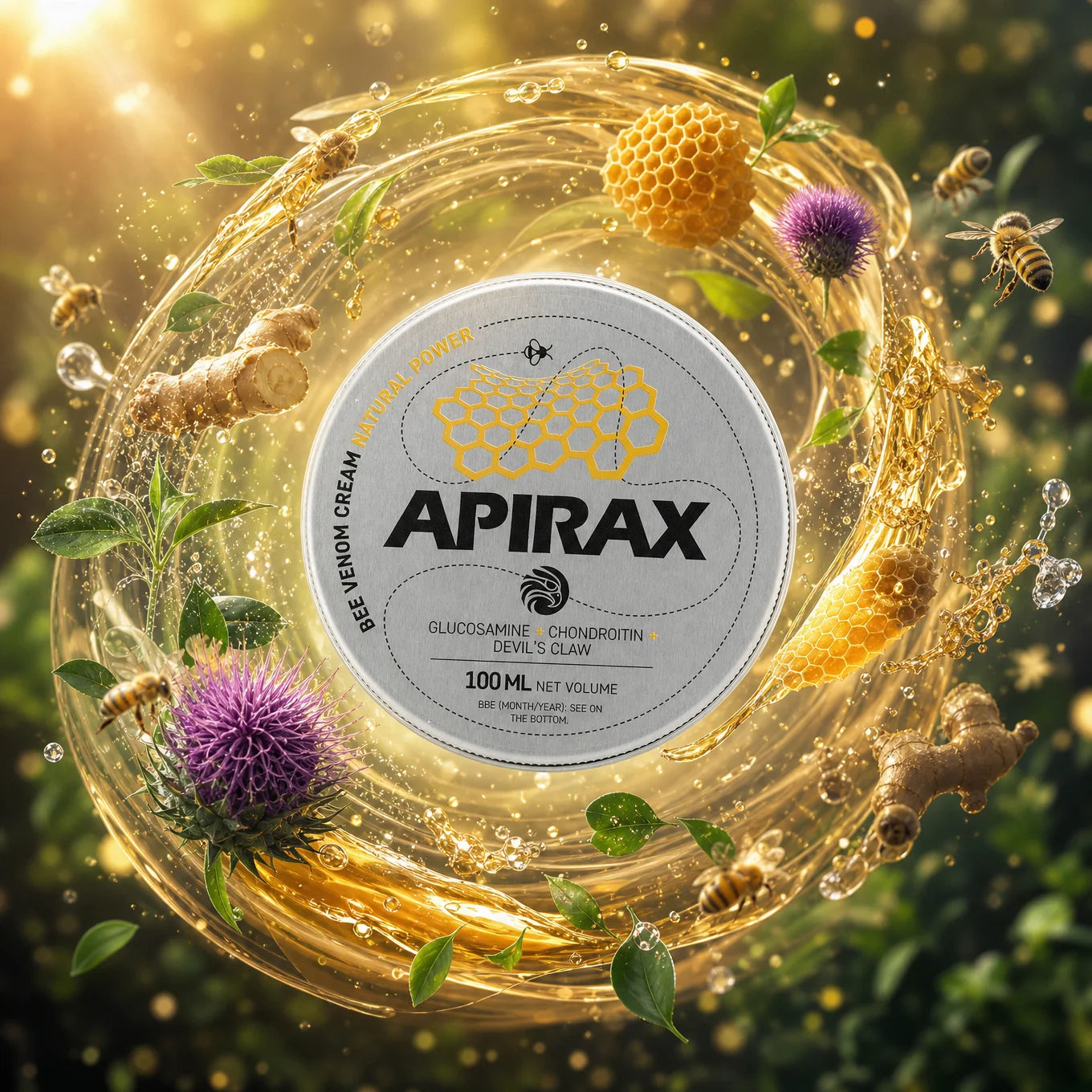 Krem z jadem pszczelim APIRAX • 100 ml