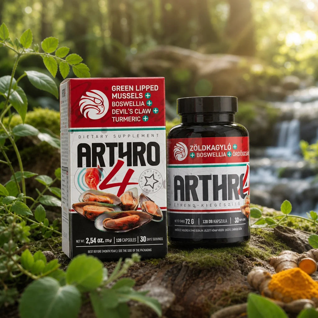 ARTHRO4 • Kompleks stawów i chrząstek • z Omułek zielonowargowy • 120 kapsułek
