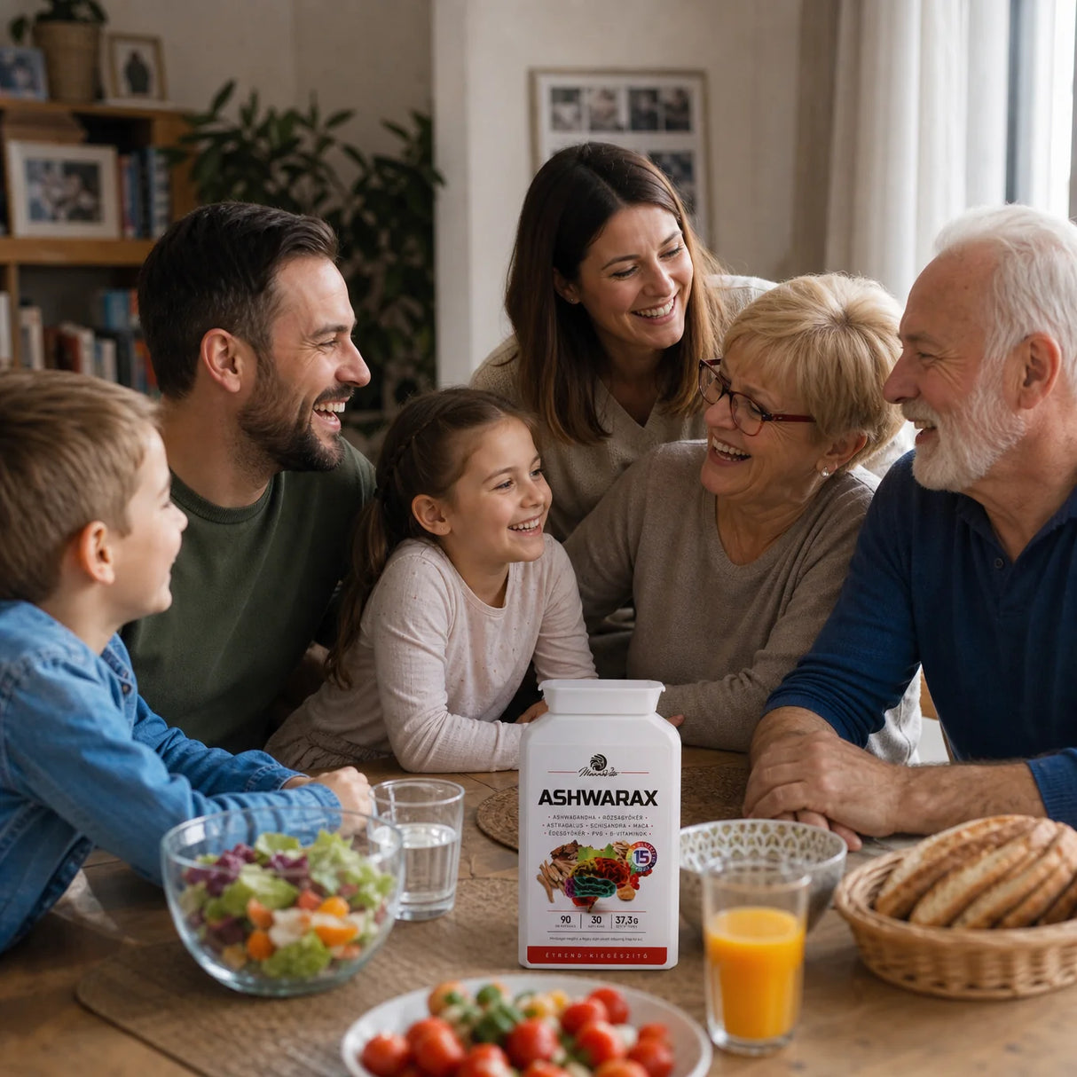 Ashwarax na łagodzenie lęku, paniki i bezsenności • 90 kapsułek