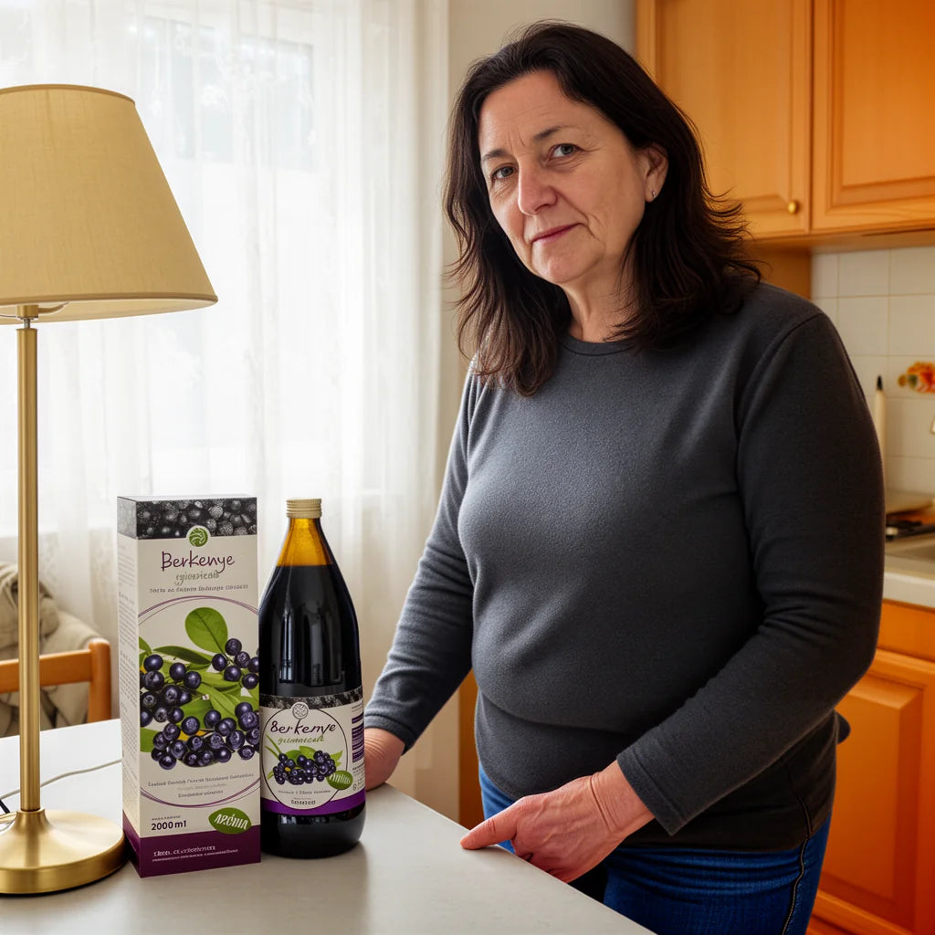 Mannavita sok z Aronii • 100% czysty sok tłoczony • 1000 ml