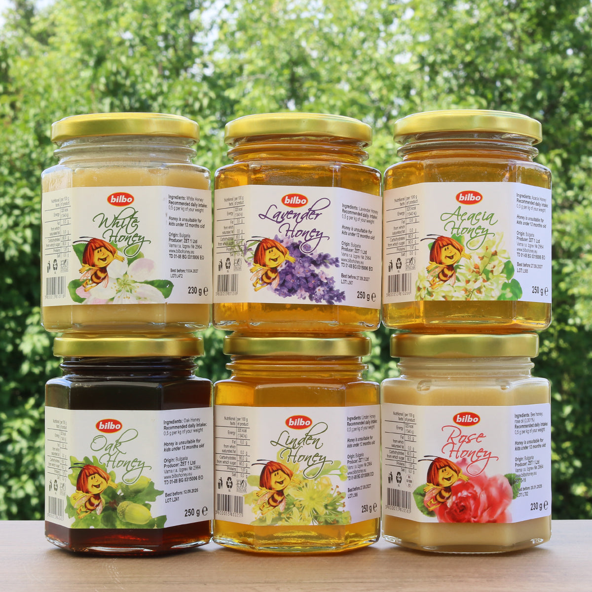 Bilbo surowy miód różany • 230 g