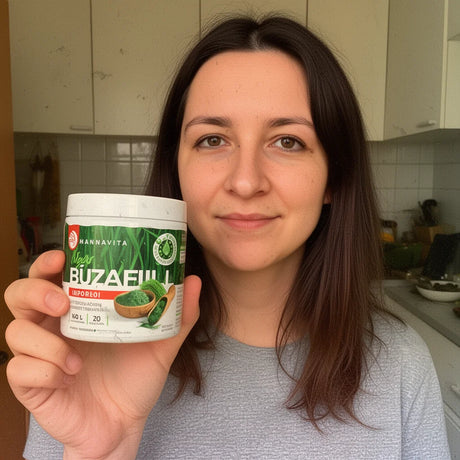 Mannavita, surowy proszek z soku z Trawy Pszenicznej • bezglutenowy • 140g