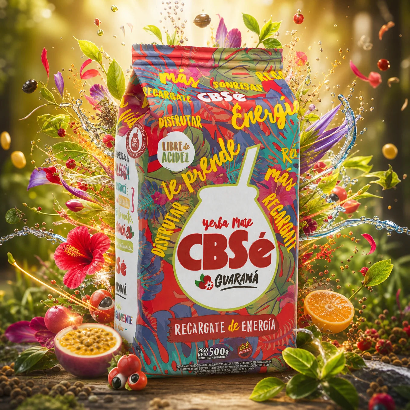 CBSé herbata yerba mate • Owoce leśne • 500 g