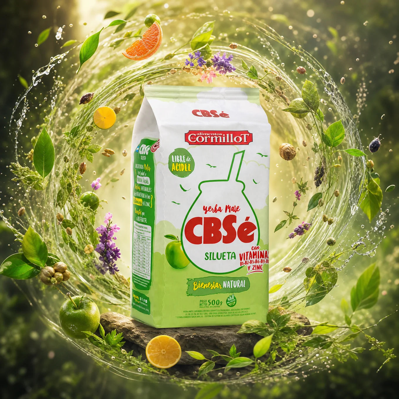 CBSé herbata yerba mate • Owoce leśne • 500 g