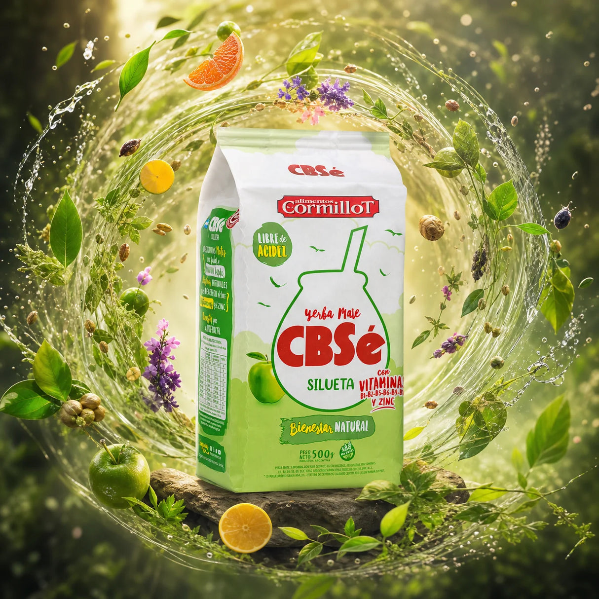 CBSé herbata yerba mate • Owoce leśne • 500 g