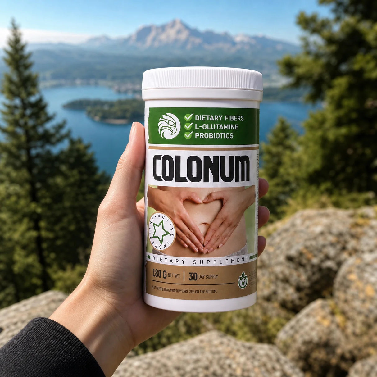 COLONUM proszek do oczyszczania jelit i regeneracji układu pokarmowego • 180g