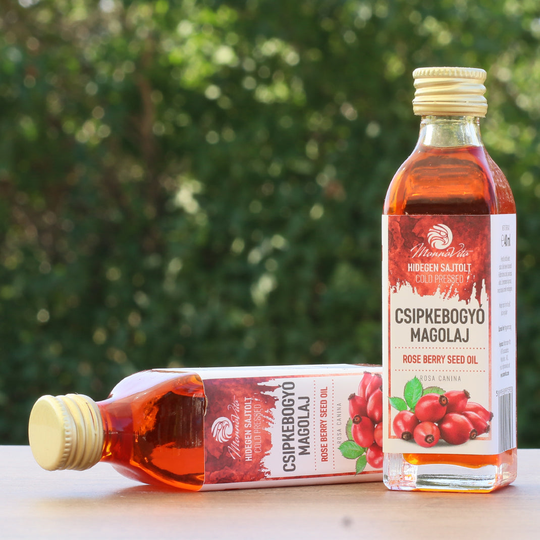 Mannavita węgierski olej z nasion dzikiej róży tłoczony na zimno • 40 ml