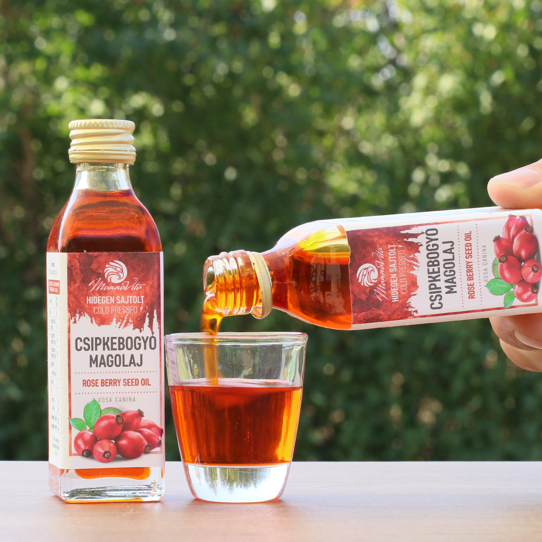Mannavita węgierski olej z nasion dzikiej róży tłoczony na zimno • 40 ml