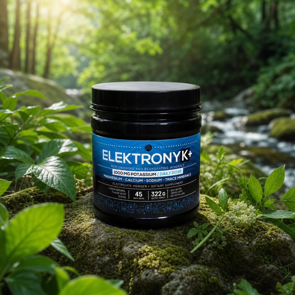 ElektronyK+ proszek Elektrolitowy • 1000 mg potasu • 322g