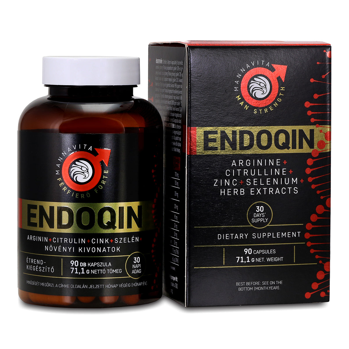 ENDOQIN Manpower Forte • 90 kapsułek