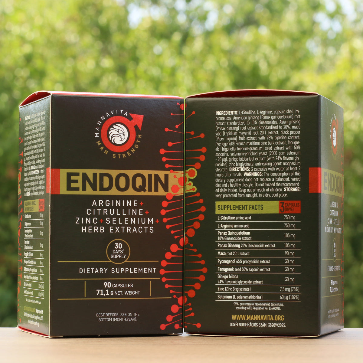 ENDOQIN Manpower Forte • 90 kapsułek