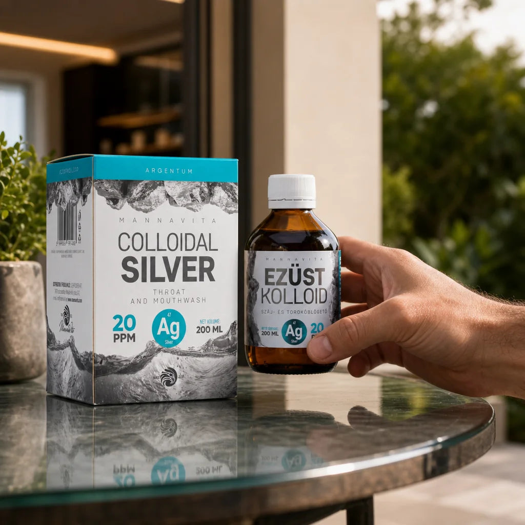 Mannavita Srebro Koloidalne 20 PPM • 200 ml