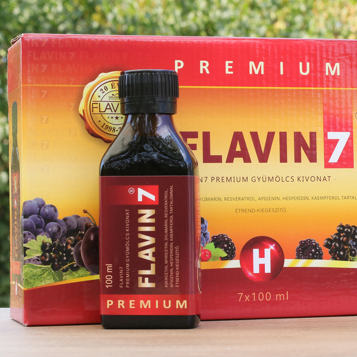 Flavin7 Premium kompleks bioflawonoidów • 7 x 100 ml