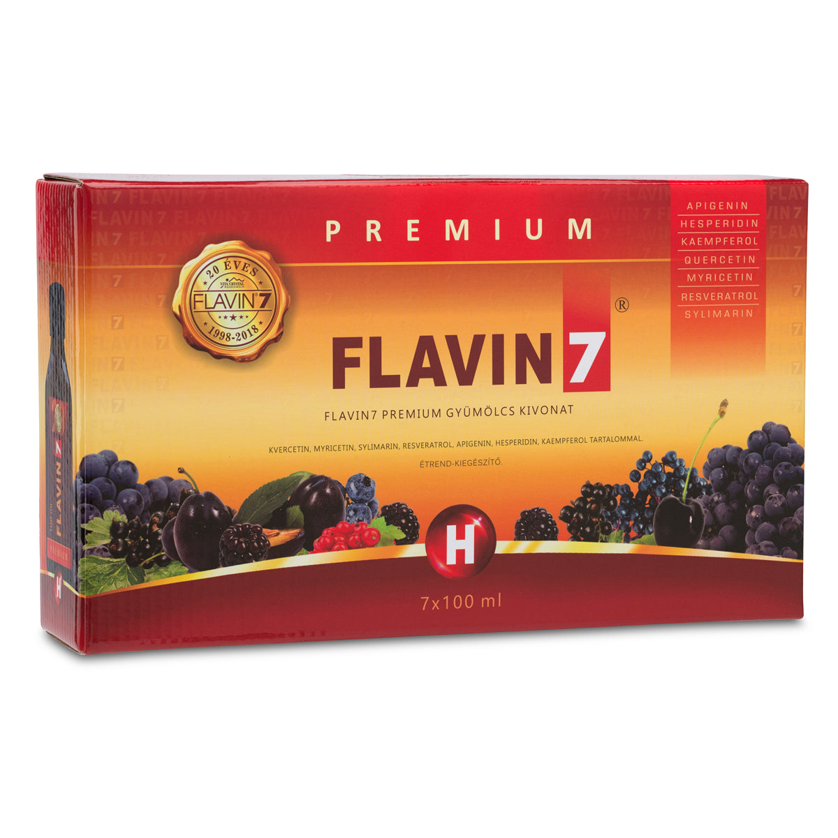 Flavin7 Premium kompleks bioflawonoidów • 7 x 100 ml