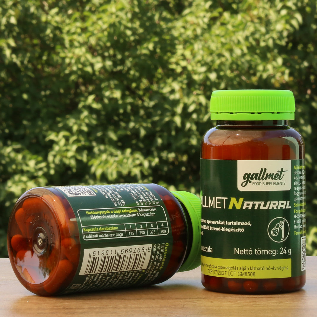 Gallmet Natural, kapsułki z kwasem żółciowym • 90 szt.