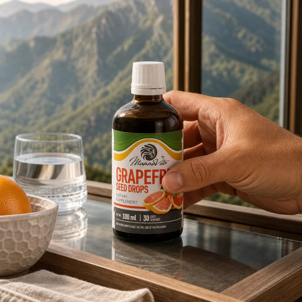 Mannavita Krople z ekstraktu z pestek grejpfruta • 100 ml