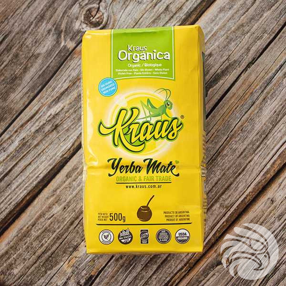 Herbata yerba mate Kraus • Elaborada, con palo • 500 g