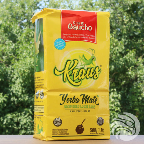 Kraus yerba mate • Gaucho, sin palo – bez patyczków • 500 g