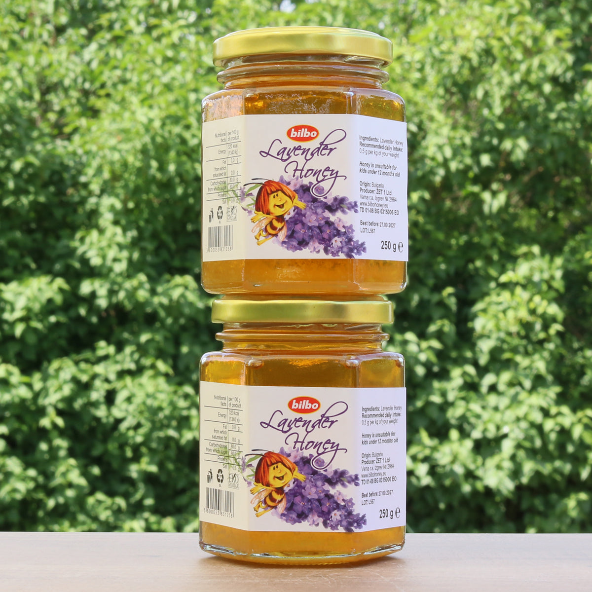 Bilbo surowy miód lawendowy • 250 g