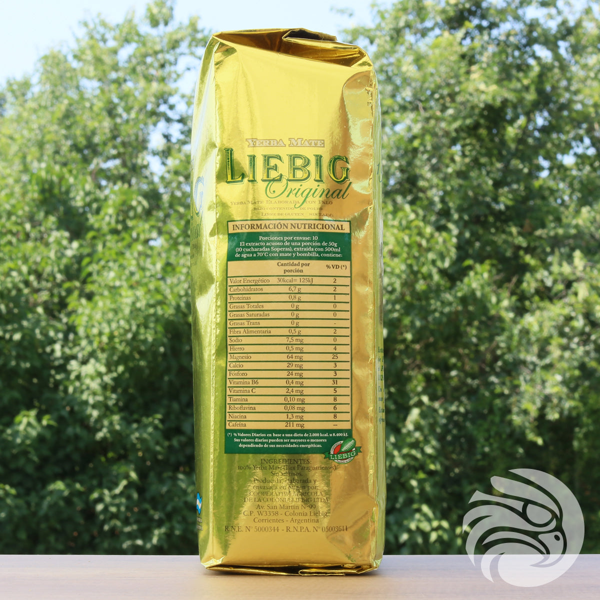 Liebig Original herbata yerba mate • Elaborada con palo • 500 g